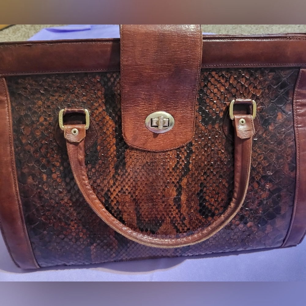 Unique Snake Python Purse - image 1